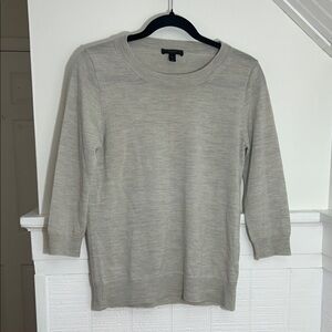 J. Crew Merino Wool Gray Women’s Sweater size Small